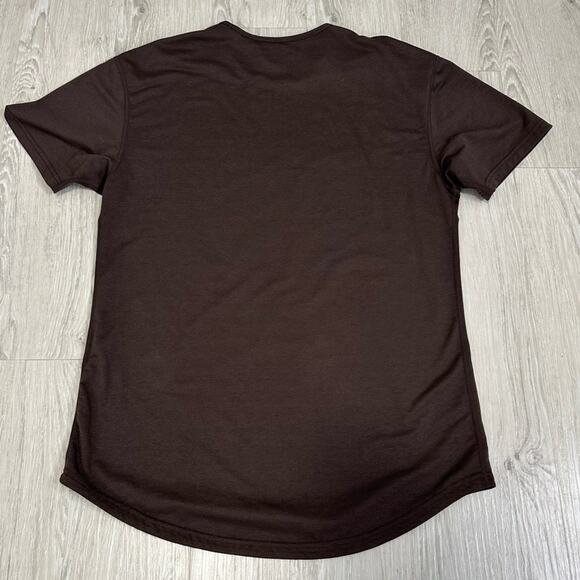 BYLT Basics Signature Dark Brown Short Sleeve Tee Men’s Large - Picture 3 of 5